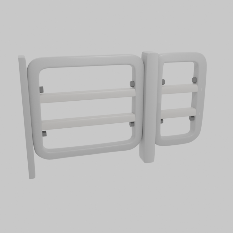 Road Barrier Version 2 (Low Poly Cartoon)